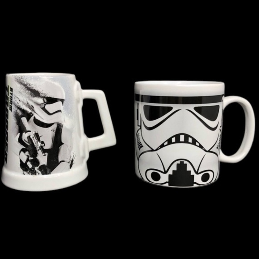 2 Star Wars Storm Trooper Mugs NEW